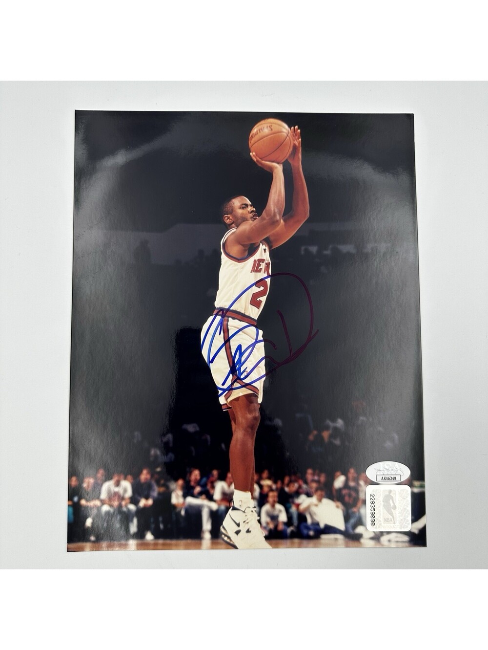 Charlie Ward signed 8x10 photo JSA Authenticated Auto NBA Knicks Autograph